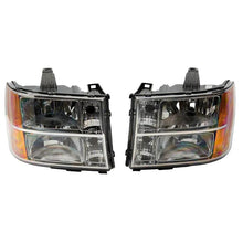 Load image into Gallery viewer, Raxiom Raxiom 07-14 GMC Sierra 1500/2500 HD/3500 HD Axial OEM Rep Headlights- Chrome Housing (Clear Lens)