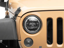 Load image into Gallery viewer, Raxiom Raxiom 07-18 Jeep Wrangler Axial Series 7-Inch LED Headlights w DRL/ Black Housing - Clear Lens