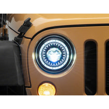 Load image into Gallery viewer, Raxiom 07-18 Jeep Wrangler JK Axial Series 7-In Dragon Eye LED Headlights- Blk Housing (Clear Lens) - Raxiom J167194