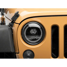 Load image into Gallery viewer, Raxiom 07-18 Jeep Wrangler JK Axial Series 7-In Dragon Eye LED Headlights- Blk Housing (Clear Lens) - Raxiom J167194