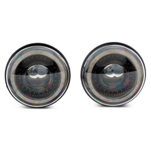 Load image into Gallery viewer, Raxiom 07-18 Jeep Wrangler JK Axial Series 7-In Dragon Eye LED Headlights- Blk Housing (Clear Lens) - Raxiom J167194