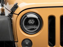 Load image into Gallery viewer, Raxiom Raxiom 07-18 Jeep Wrangler JK Axial Series 7-In Dragon Eye LED Headlights- Blk Housing (Clear Lens)