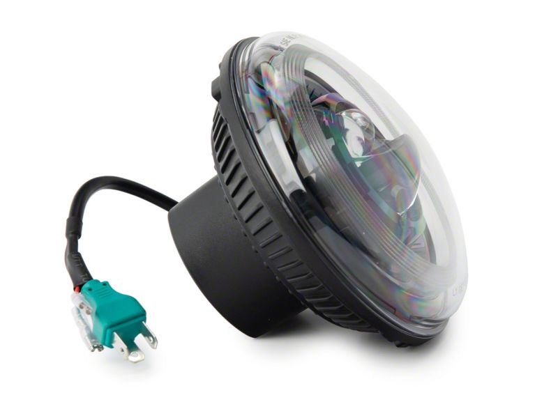 Raxiom Raxiom 07-18 Jeep Wrangler JK Axial Series 7-In Dragon Eye LED Headlights- Blk Housing (Clear Lens)