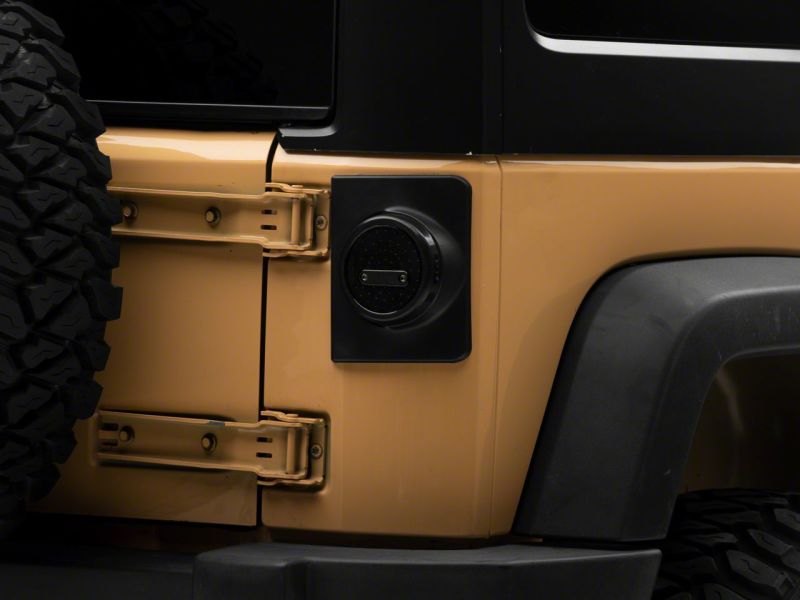 Raxiom Raxiom 07-18 Jeep Wrangler JK Axial Series Halo LED Tail Lights- Black Housing (Clear Lens)