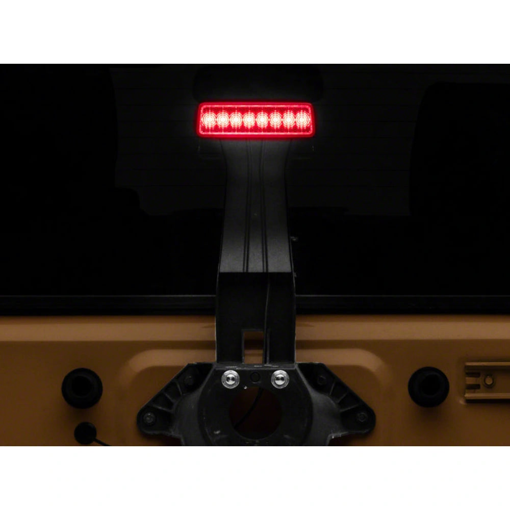Raxiom 07-18 Jeep Wrangler JK Axial Series Hyper Flash LED Third Brake Light- Red - Raxiom J137870