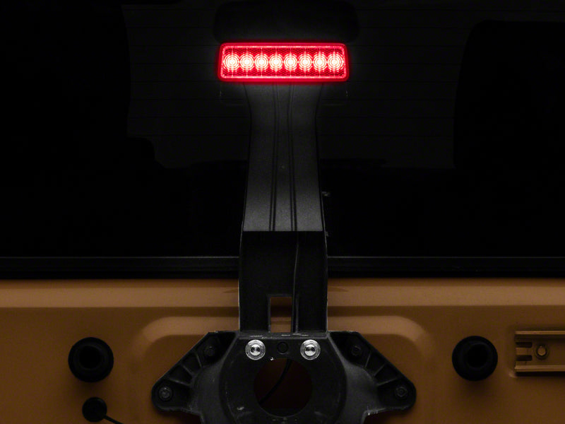 Raxiom Raxiom 07-18 Jeep Wrangler JK Axial Series Hyper Flash LED Third Brake Light- Red