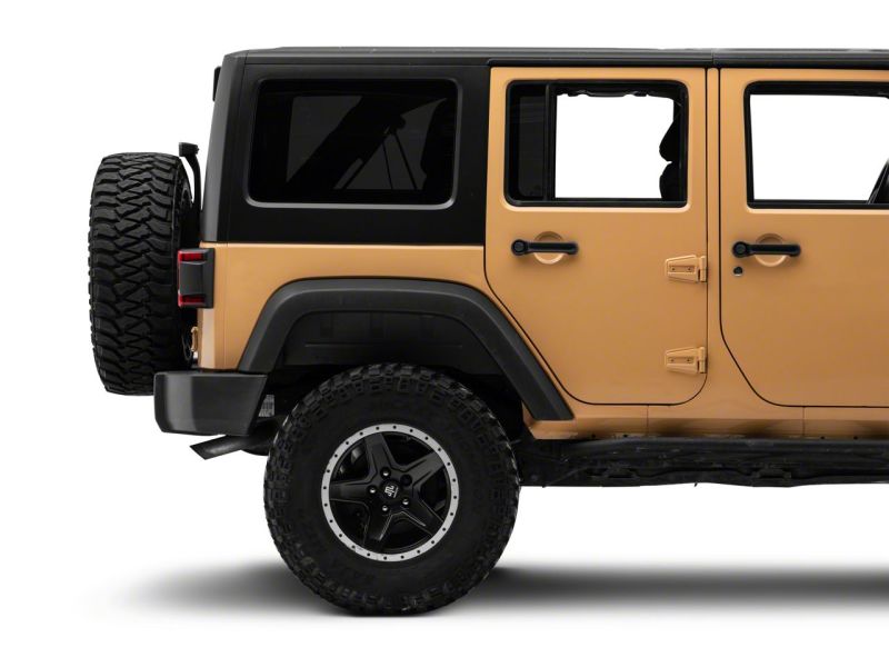 Raxiom Raxiom 07-18 Jeep Wrangler JK Axial Series JL Style LED Tail Lights- Black Housing- Red Lens