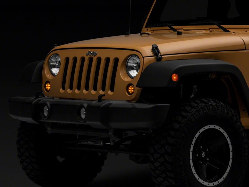 Raxiom Raxiom 07-18 Jeep Wrangler JK Axial Series LED Turn Signals- Smoked