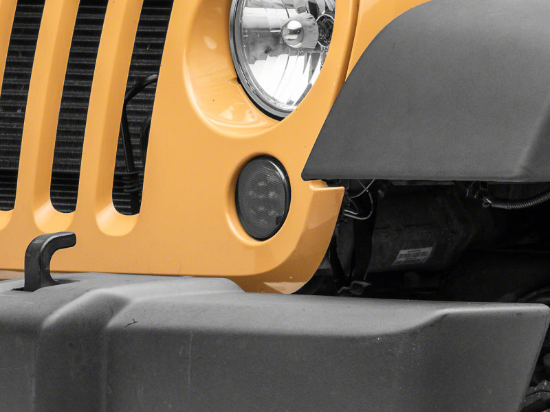 Raxiom Raxiom 07-18 Jeep Wrangler JK Axial Series LED Turn Signals- Smoked