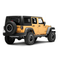 Load image into Gallery viewer, Raxiom 07-18 Jeep Wrangler JK Axial Series Lux LED Tail Lights- Black Housing (Clear Lens) - Raxiom J141596