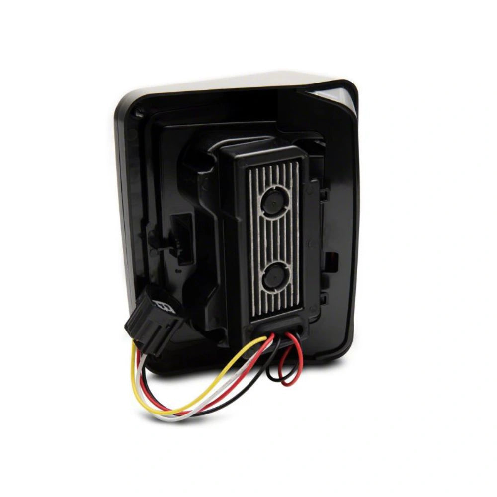 Raxiom 07-18 Jeep Wrangler JK Axial Series Lux LED Tail Lights- Black Housing (Clear Lens) - Raxiom J141596
