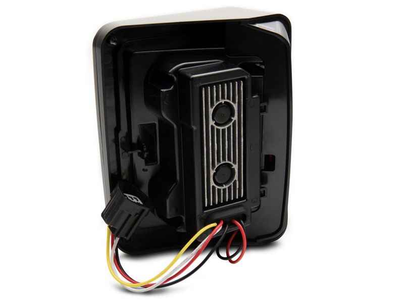 Raxiom Raxiom 07-18 Jeep Wrangler JK Axial Series Lux LED Tail Lights- Black Housing (Clear Lens)