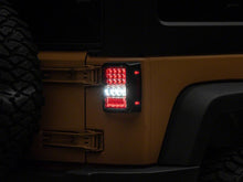 Load image into Gallery viewer, Raxiom Raxiom 07-18 Jeep Wrangler JK Axial Series Lux LED Tail Lights- Black Housing (Clear Lens)
