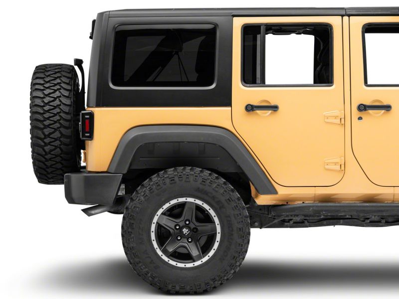 Raxiom Raxiom 07-18 Jeep Wrangler JK Axial Series Lux LED Tail Lights- Black Housing (Clear Lens)