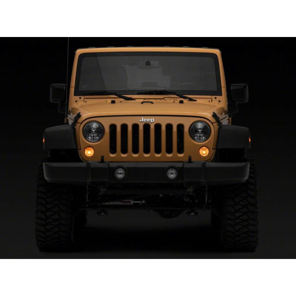 Raxiom 07-18 Jeep Wrangler JK Axial Series Replacement Turn Signal Lamps- Amber - Raxiom J150569