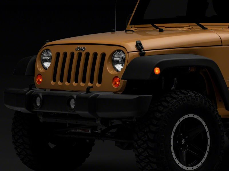 Raxiom Raxiom 07-18 Jeep Wrangler JK Axial Series Replacement Turn Signal Lamps- Amber