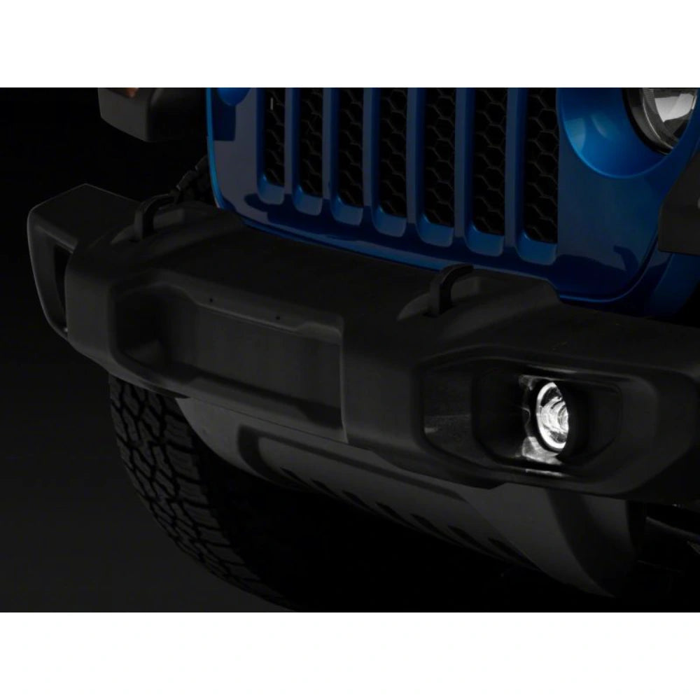 Raxiom 07-23 Jeep Wrangler JK & JL 20-23 Jeep Gladiator JT Axial Series LED Fog Lights w/ Halo - Raxiom J142669