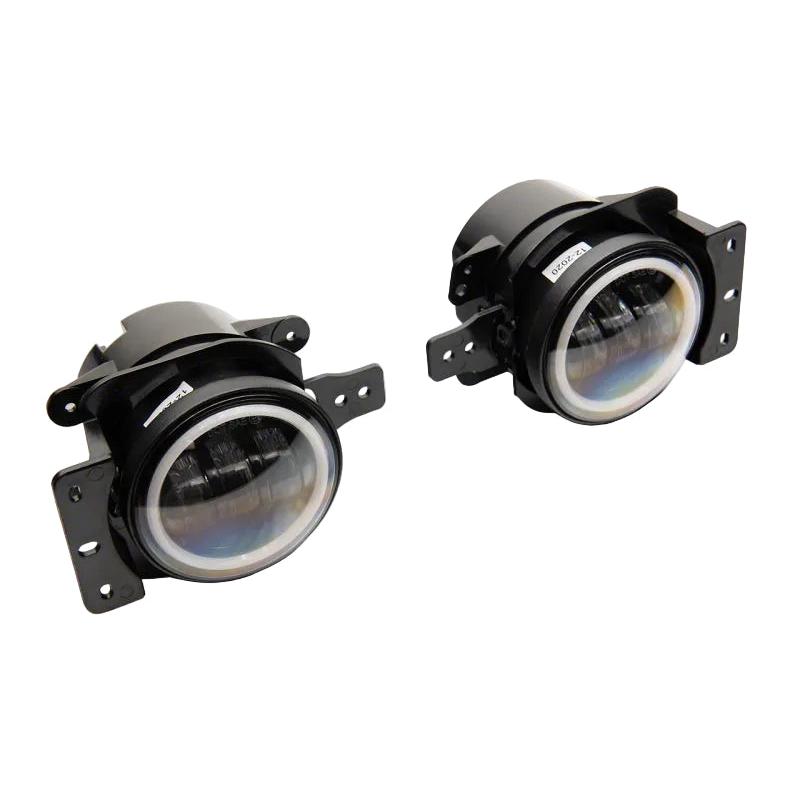 Raxiom Raxiom 07-23 Jeep Wrangler JK & JL 20-23 Jeep Gladiator JT Axial Series LED Fog Lights w/ Halo