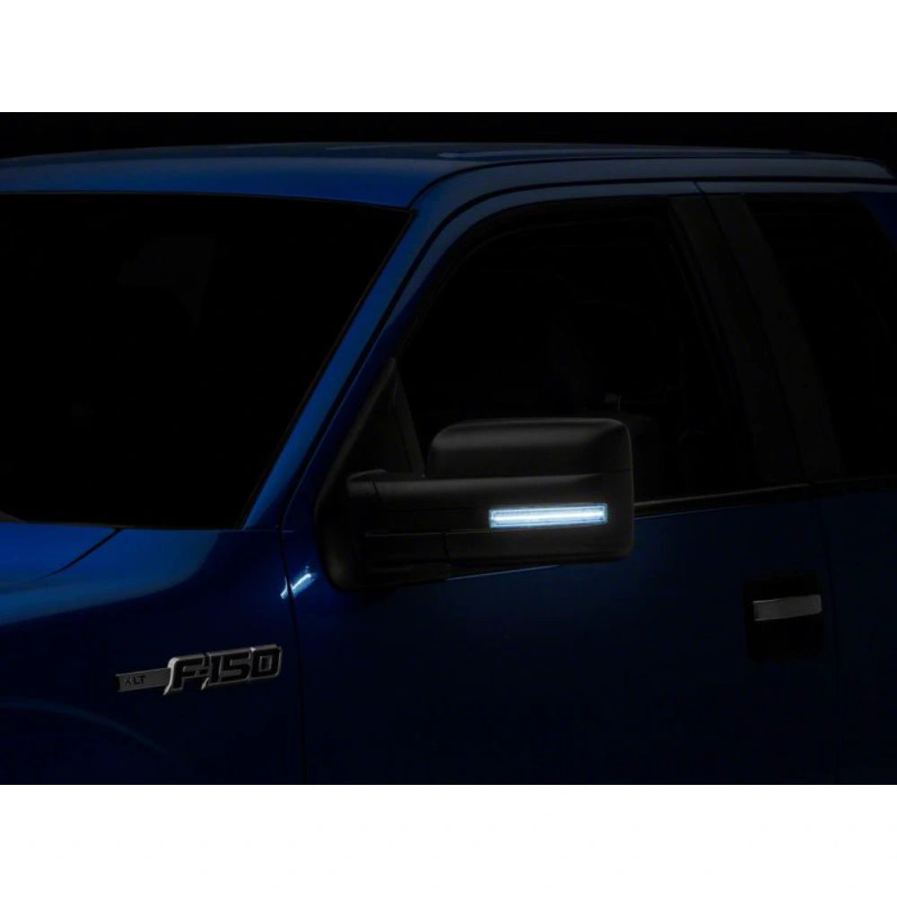 Raxiom 09-14 Ford F-150 Axial Series White LED Mirror Turn Signal- Clear - Raxiom T556985