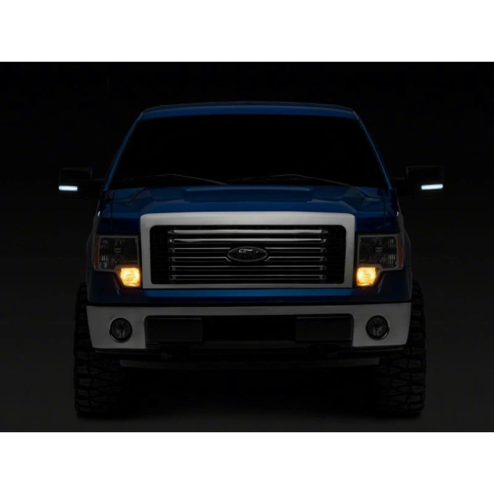 Raxiom 09-14 Ford F-150 Axial Series White LED Mirror Turn Signal- Clear - Raxiom T556985