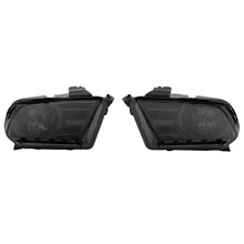 Load image into Gallery viewer, Raxiom 10-12 Ford Mustang Axial Series OEM Style Rep Headlights- Chrome Housing- Smoked Lens - Raxiom 413417