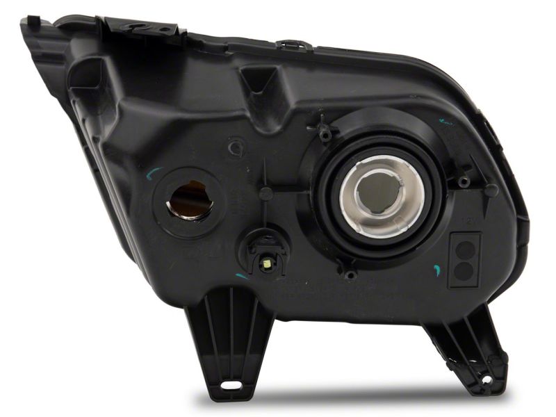 Raxiom Raxiom 10-12 Ford Mustang Axial Series OEM Style Rep Headlights- Chrome Housing- Smoked Lens