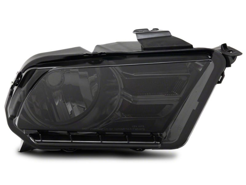 Raxiom Raxiom 10-12 Ford Mustang Axial Series OEM Style Rep Headlights- Chrome Housing- Smoked Lens