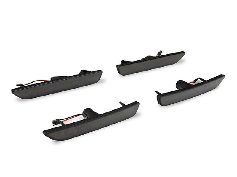 Raxiom 10-14 Ford Mustang Axial Series LED Side Marker Lights (Smoked) - Black Ops Auto Works