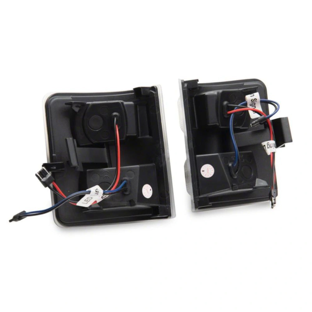 Raxiom 11-16 Ford F-250/F-350 Super Duty Axial LED SEQL Switchback Side Mirror Marker Lamps- Clear - Raxiom SD18247