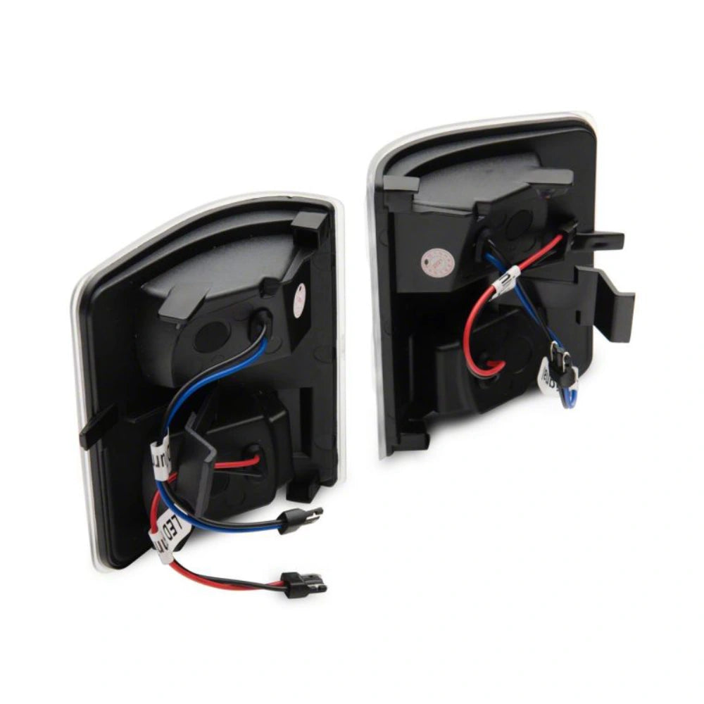 Raxiom 11-16 Ford F-250/F-350 Super Duty Axial Series LED Switchback Side Mirror Marker Lamps- Clear - Raxiom SD18246
