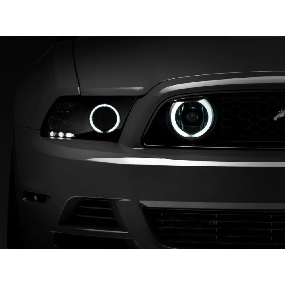 Raxiom 13-14 Ford Mustang GT CCFL Halo Fog Lights- Chrome - Raxiom 49176