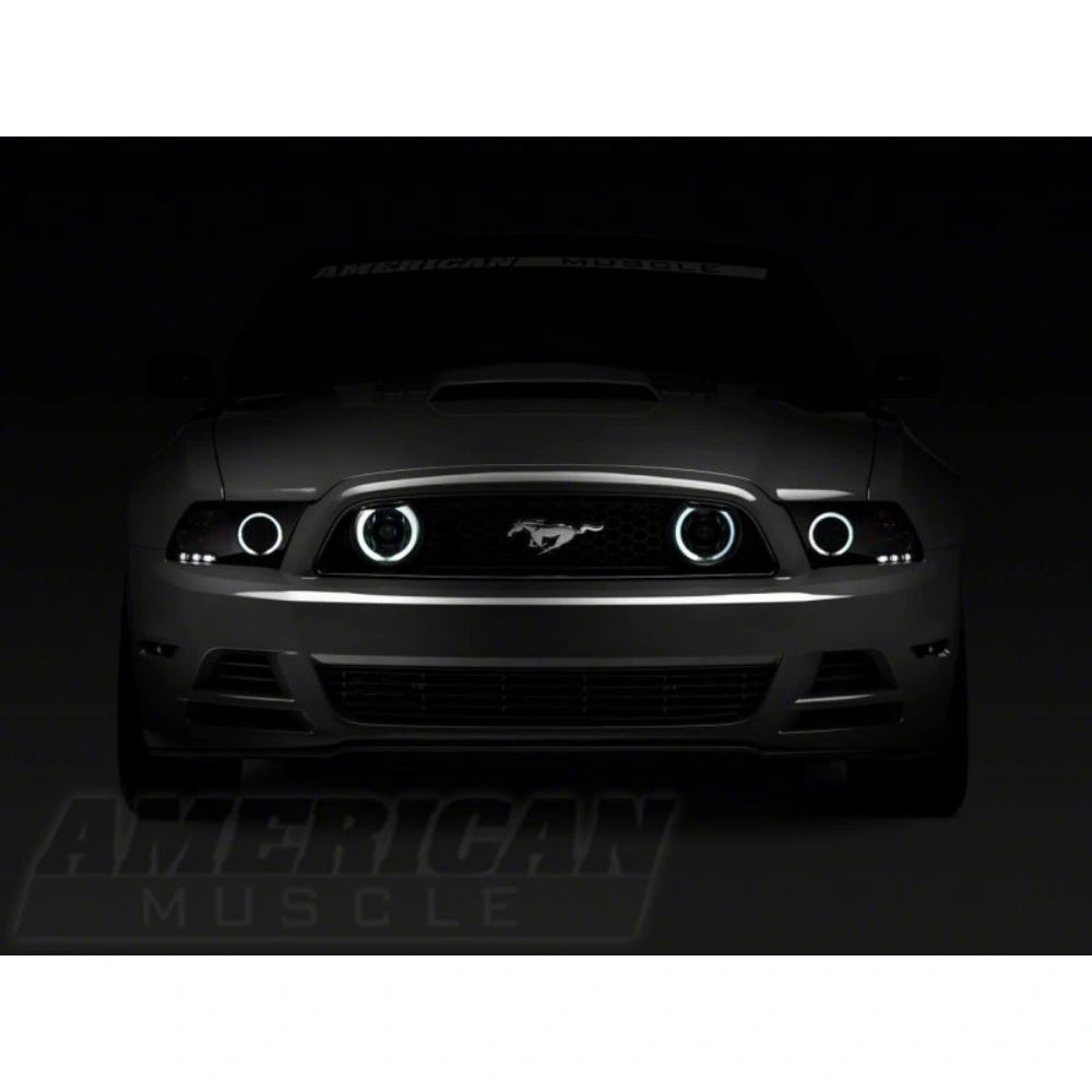 Raxiom 13-14 Ford Mustang GT CCFL Halo Fog Lights- Chrome - Raxiom 49176