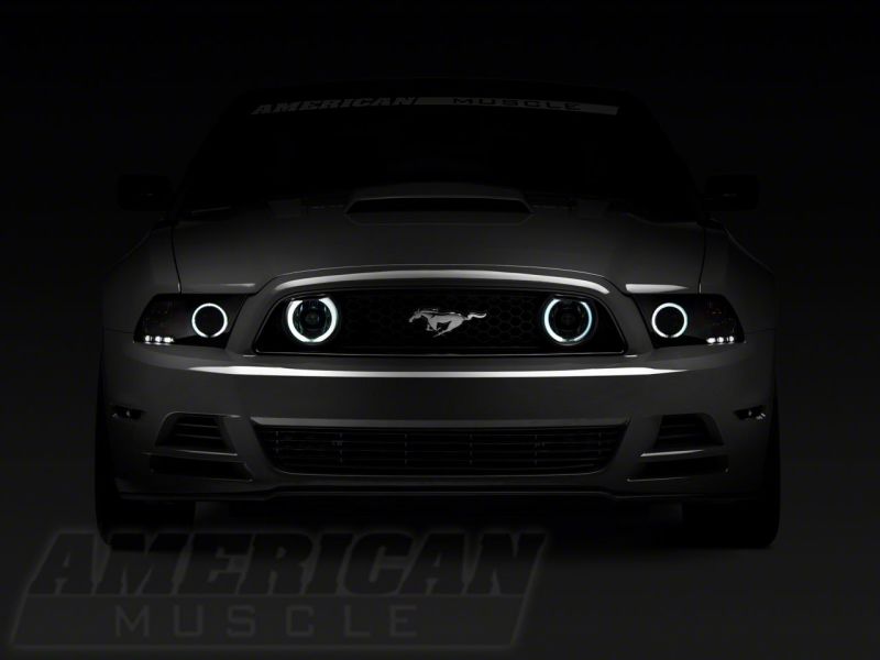 Raxiom Raxiom 13-14 Ford Mustang GT CCFL Halo Fog Lights- Chrome