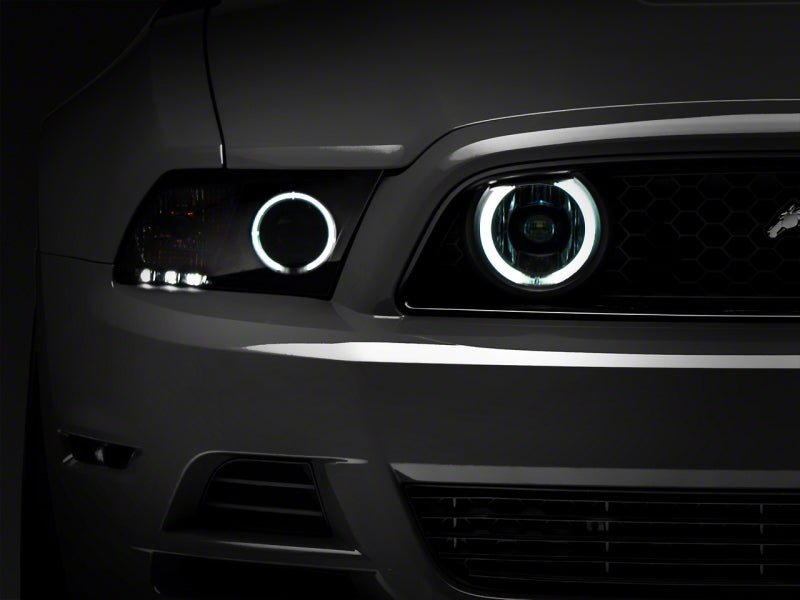 Raxiom Raxiom 13-14 Ford Mustang GT CCFL Halo Fog Lights- Chrome