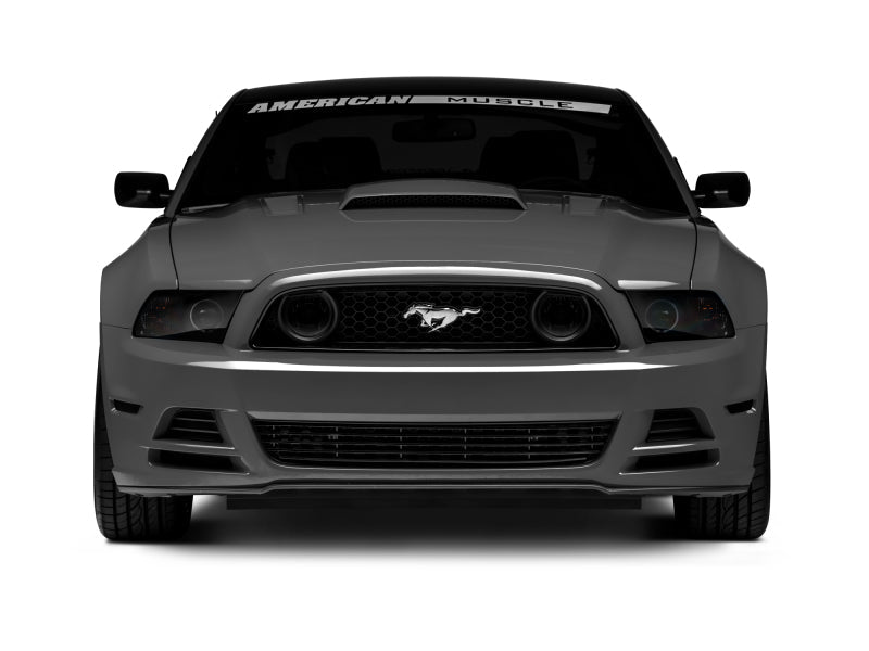 Raxiom 13-14 Ford Mustang GT CCFL Halo Fog Lights (Smoked) - Black Ops Auto Works