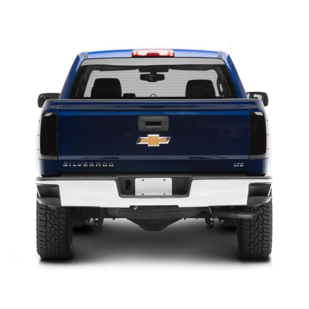Raxiom 14-18 Chevrolet Silverado 1500 Axial Series LED Tail Lights- Black Housing (Smoked Lens) - Raxiom S151298