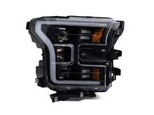 Load image into Gallery viewer, Raxiom Raxiom 15-17 Ford F-150 G3 Projector Headlights w/ LED Accent- Black Housing (Clear Lens)