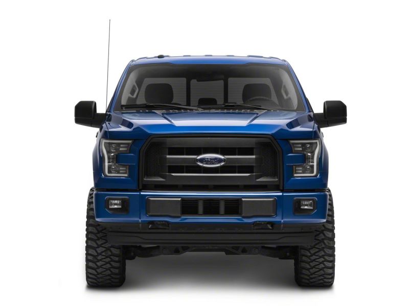 Raxiom Raxiom 15-17 Ford F-150 G3 Projector Headlights w/ LED Accent- Black Housing (Clear Lens)