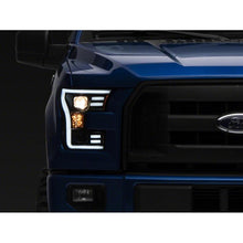 Load image into Gallery viewer, Raxiom Raxiom 15-17 Ford F-150 G3 Projector Headlights w/ LED Accent- Black Housing (Clear Lens)