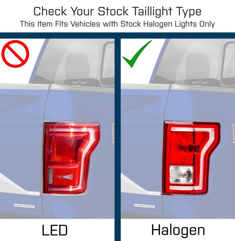 Raxiom Raxiom 15-17 Ford F-150 LED Tail Lights w/ SEQL Turn Signals- Black Housing (Clear Lens)