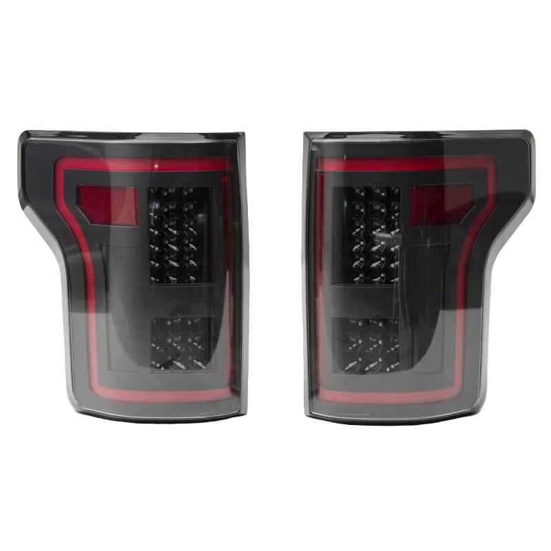 Raxiom Raxiom 15-17 Ford F-150 LED Tail Lights w/ SEQL Turn Signals- Black Housing (Clear Lens)