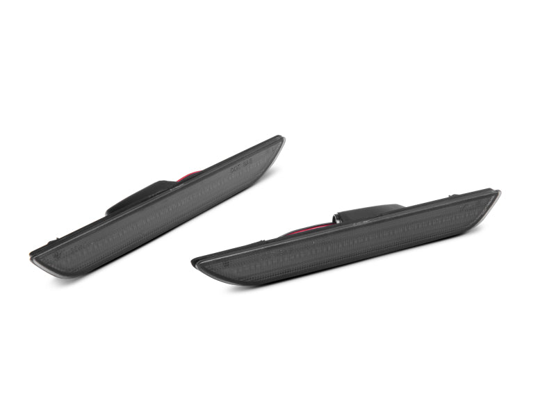 Raxiom 15-22 Ford Mustang Axial Series LED Side Marker Lights Rear (Smoked) - Black Ops Auto Works