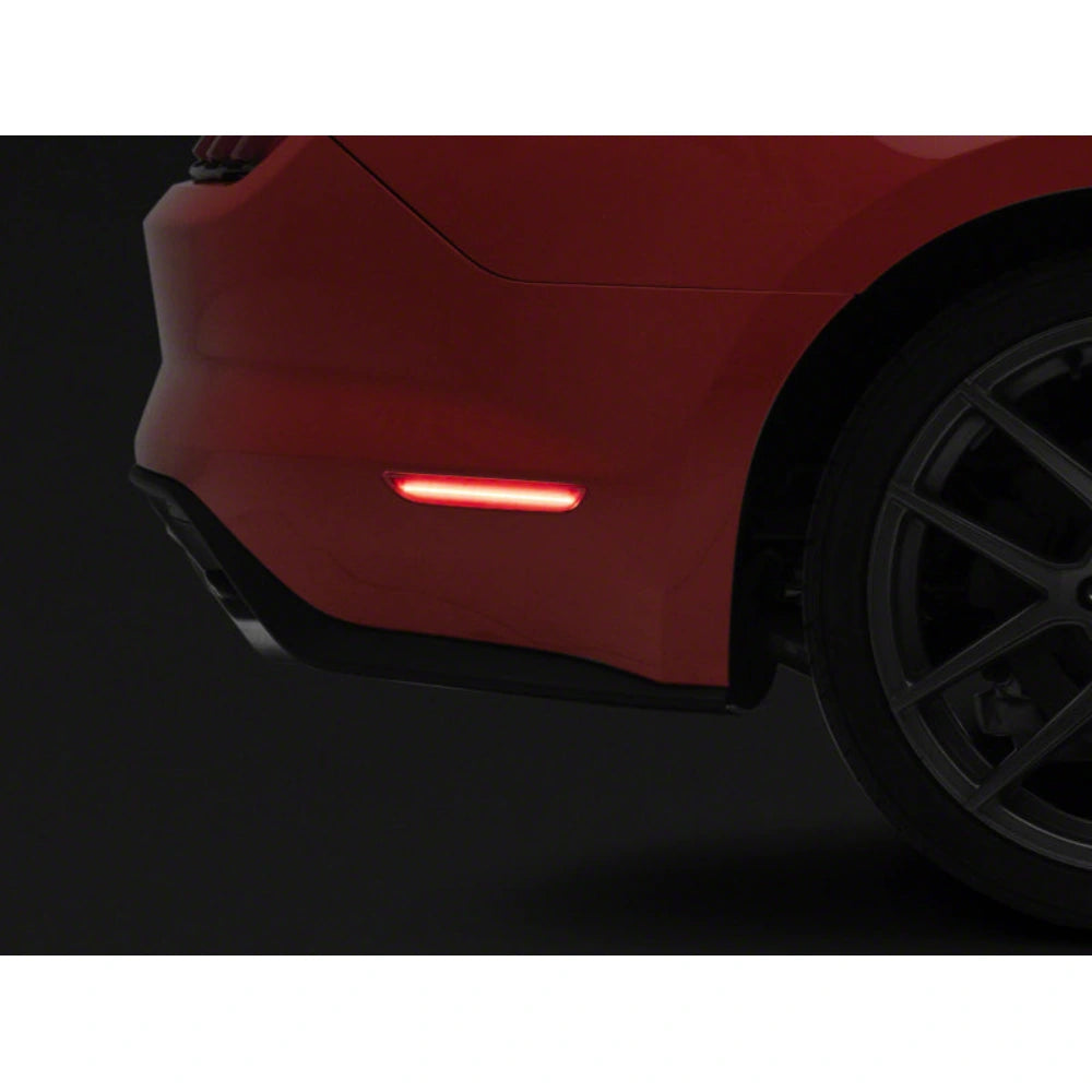 Raxiom 15-23 Ford Mustang Axial Series LED Side Marker Lights Rear- Red - Raxiom 404232