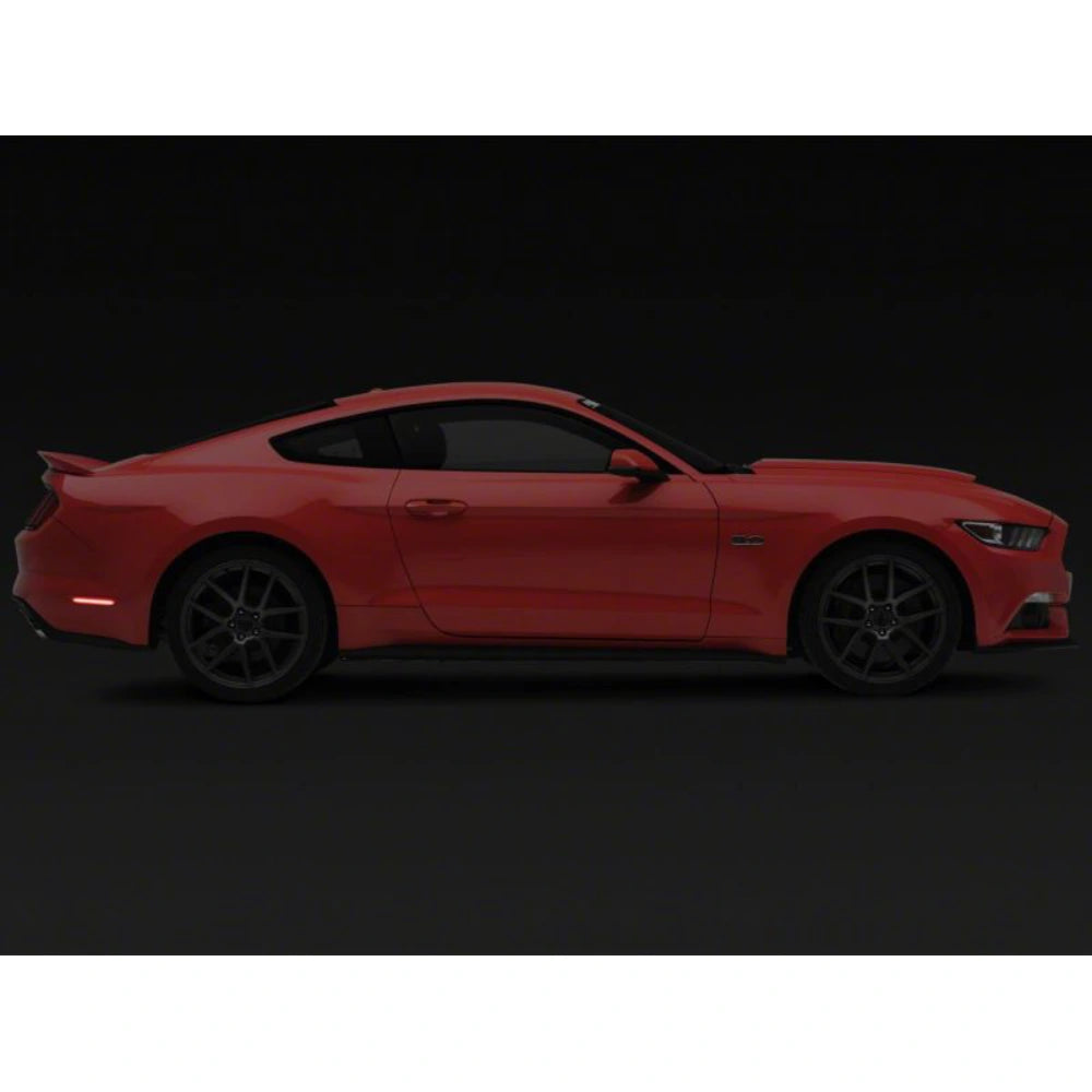 Raxiom 15-23 Ford Mustang Axial Series LED Side Marker Lights Rear- Red - Raxiom 404232