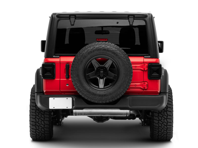 Raxiom Raxiom 18-22 Jeep Wrangler JL Axial Series Plateau LED Tail Lights- Black Housing (Smoked Lens)