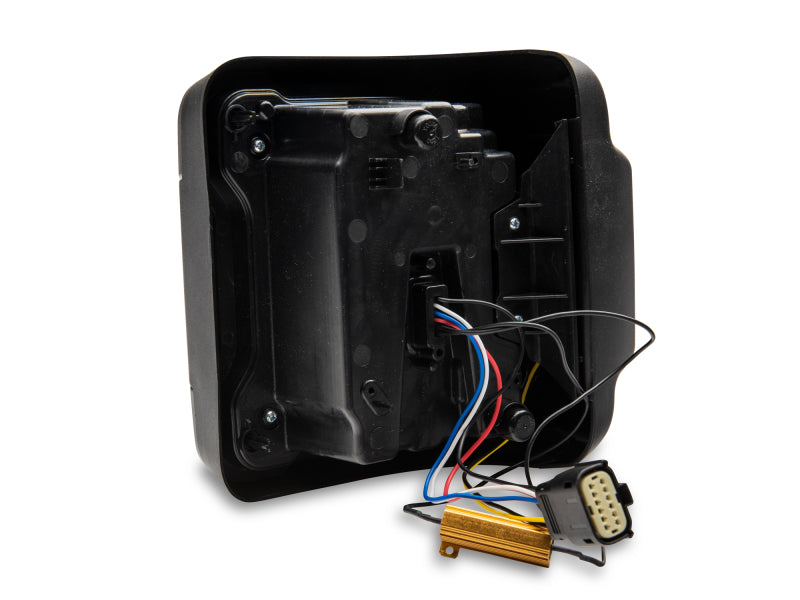 Raxiom Raxiom 18-22 Jeep Wrangler JL Axial Series Plateau LED Tail Lights- Black Housing (Smoked Lens)