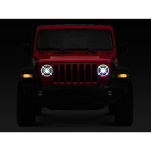 Load image into Gallery viewer, Raxiom 18-22 Jeep Wrangler JL/ JT 9-Inch LED Headlights w/ DRL and Halo- Black Housing (Clear Lens) - Raxiom J137646