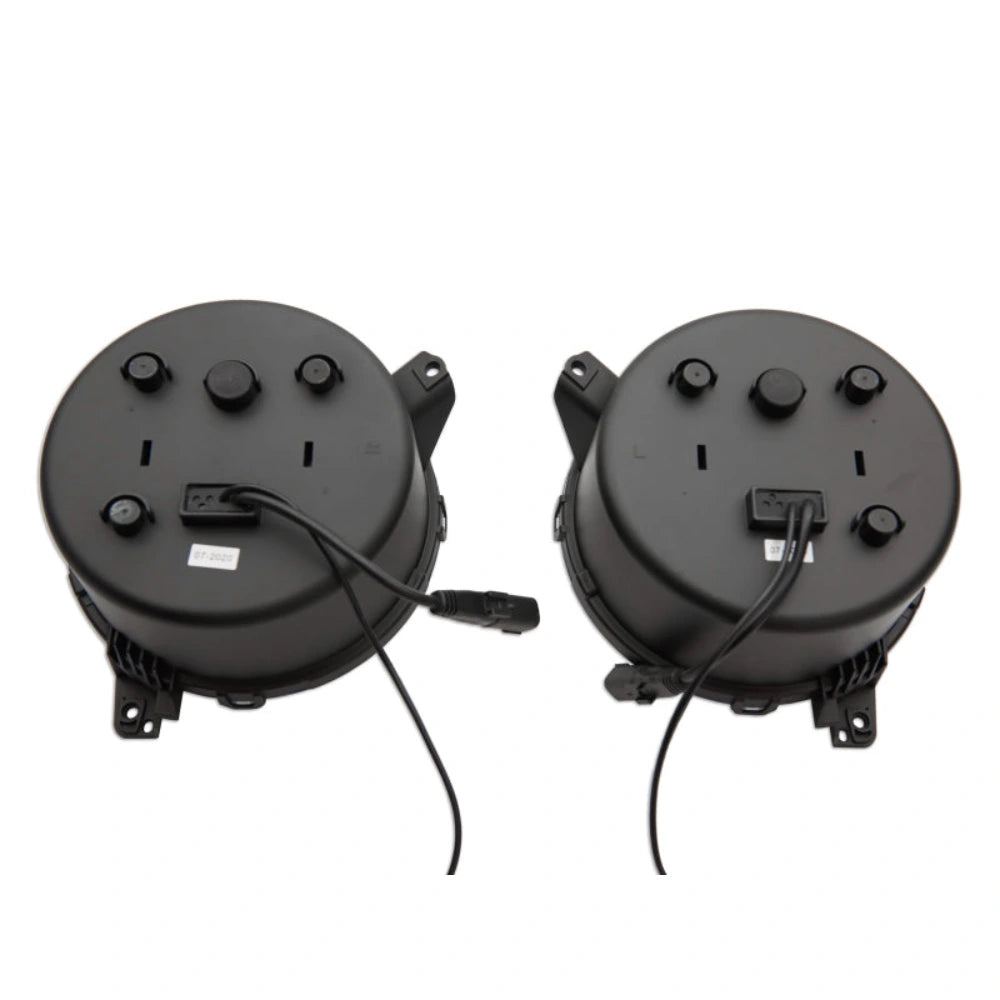 Raxiom 18-22 Jeep Wrangler JL/ JT 9-Inch LED Headlights w/ DRL and Halo- Black Housing (Clear Lens) - Raxiom J137646