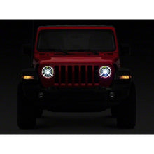 Load image into Gallery viewer, Raxiom 18-22 Jeep Wrangler JL/ JT 9-Inch LED Headlights w/ DRL and Halo- Black Housing (Clear Lens) - Raxiom J137646