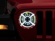Load image into Gallery viewer, Raxiom Raxiom 18-22 Jeep Wrangler JL/ JT 9-Inch LED Headlights w/ DRL and Halo- Black Housing (Clear Lens)